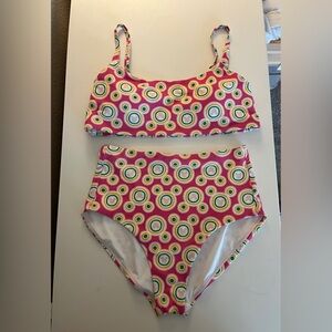 Hanna Andersson x Disney Two Piece Mickey Mouse Swimsuit